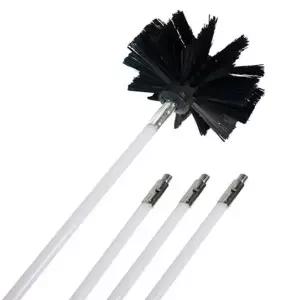 연통 연도 청소 솔 전동 드릴 장착 브러쉬