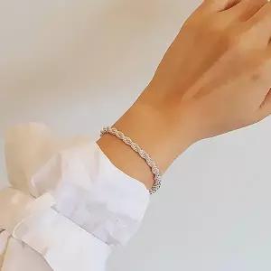 여자 사계절 데일리 베이직 꼬임 로프 팔찌