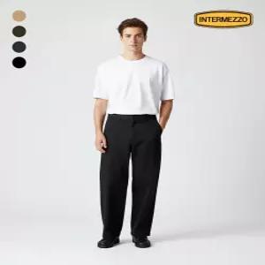 [인터메조]데일리 와이드핏 면스판 팬츠 4종택1 IMFFMPT171