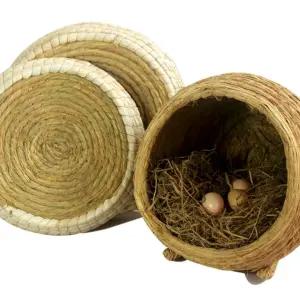 닭산란통 둥지 볏짚 이동식 닭장 부화장 알통 사육장 계란 볏집 닭알집 부화 메추리 산란통