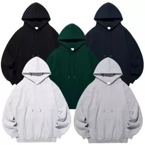 [유야]M-4XL 남여공용 국산 면 무지 후드티 -FTS0996- 빅사이즈 루즈핏