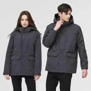 [데피]피레네 후드 경량 패딩자켓 DW800 등산 골프 방한점퍼