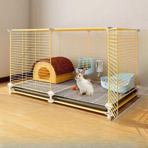 반려동물 케 철장 애완동물 고양이집 초대형 105x35x49 2층 철제 스텐철장