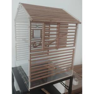 새장 둥지 배낭 정원 공급기 앵무새 style1 상자 커버 size