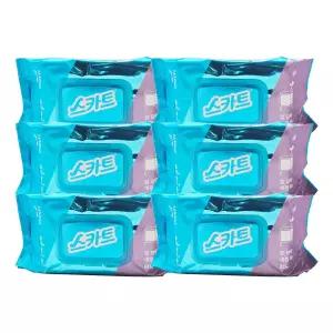 닦이는 세정티슈 80매x6개 잘 스카트