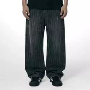 [디프]코드스 남자 스트라이프 데님 팬츠[DIFD_8019]