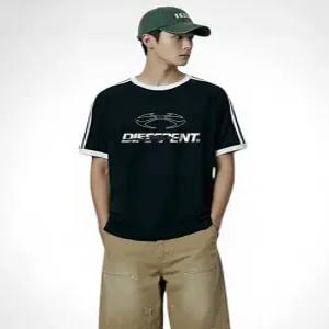 [디프]코어히트 남자 트랙 오버핏 반팔티셔츠[DISE_3003]