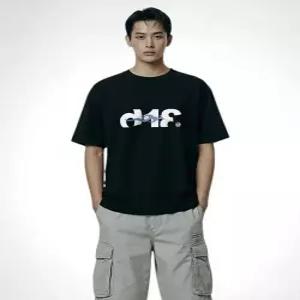 [디프]넘버스파크 남자 오버핏 반팔티셔츠[DISE_1002]