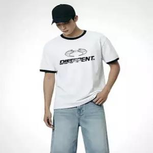 [디프]코어히트 남자 링거 반팔티셔츠[DISE_4002]