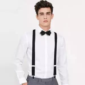 [셀러에이드]블랙 정장멜빵 남자서스펜더 웨딩촬영소품 정장스타일링 코디