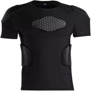 젤리브로 남성용 패딩 축구 보호 장비 세트 농구 페인트볼 갈비뼈 훈련복