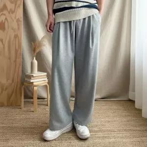 [옷자락]남성 대형 와이드핏 봄 캐주얼 면바지