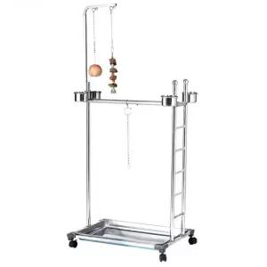 앵무새 횟대 장난감 새장 횃대 모이통 새장 새집 케이지