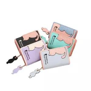 [셀러에이드]고양이 반지갑 초등학생 여학생 귀여운