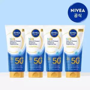 [니베아] 선 키즈 센서티브 데일리 유브이 로션 100ml 4개