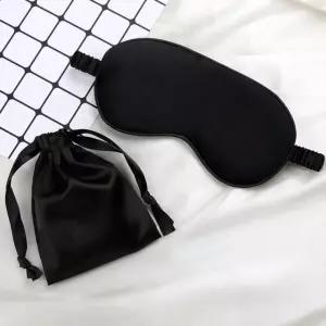 실크 암막 수면 안대 눈가리개 불면증 숙면 파우치 여행 휴식 차광