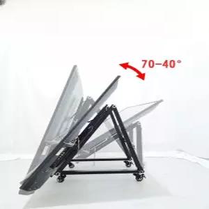 이동식 tv 거치대 모니터 바퀴 바닥 회의실 낮은 다리 스탠드 이동형 벽걸이 스탠바이미