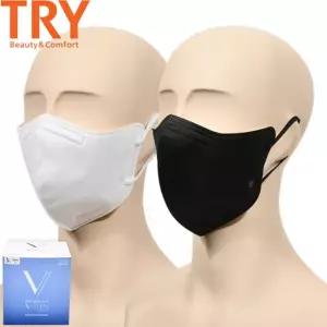 (트라이) 2D 브이씬 마스크 KF94 (50매) 여성장갑 스타킹 여성내의 팬츠
