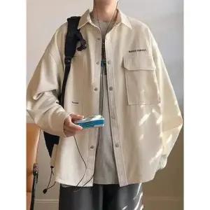 남친 춘추 캐주얼 셔츠 긴팔 카디건 자켓 OP3