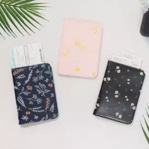 케이스 여권 지갑 인조가죽 포켓 수납 정리 여권 인조가죽 정리