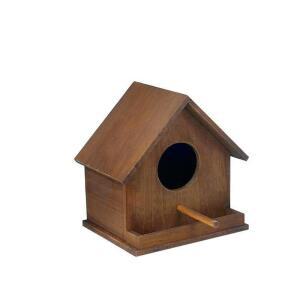 야외 새둥지 새집 새장 원목 나무 내츄럴 기둥걸이 꾸미기 정원