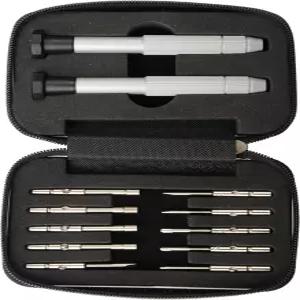 안경/안경/시계/휴대폰/시계용 CJRSLRB 드라이버 키트 수리 도구 12피스 정밀 미니 세트 여행용 포켓