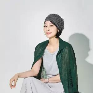 메빅)블랙 도트 레이스 +핸들 모티브 메쉬 비니_DSA(2종)