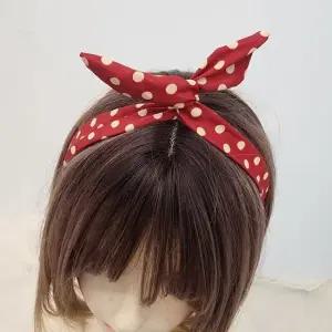 와이어 땡땡이 헤어밴드 복고풍머리띠 와이어머리띠 땡땡이머리띠 여자머리띠