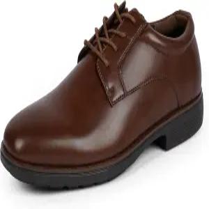 QIY 남성 드레스 슈즈 레이스업 포멀 옥스포드 스퀘어 토 비즈니스