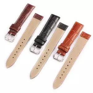소가죽 악어패턴 스티치 가죽 시계줄 3컬러 선택 1 시계밴드 가죽시계줄 메탈시계줄