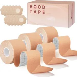 세컨즈 카운트다운 가슴 팅용 테이프 - 10개 여성용 바디 투명 브라