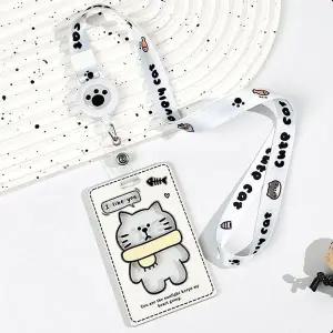 투명 카드 케이스 사원증 목걸이줄 출입증 카드목걸이 카드홀더