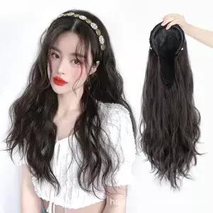 여성 머리띠 긴가발 부분가발 헤어밴드 패션 촬영소품