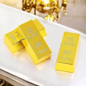 골드바 모형 3p 금괴 연출 방송 장식 금전운 디테일 소품