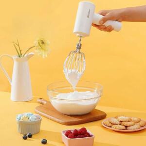 전동 거품기 무선 머랭치기 V2 라이트 자동 소형 카페 화이트 머랭기 단백질바 블랙