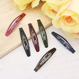 컬러 머리핀 세트 똑딱이머리핀 똑딱이헤어핀 똑딱이핀 똑딱이삔