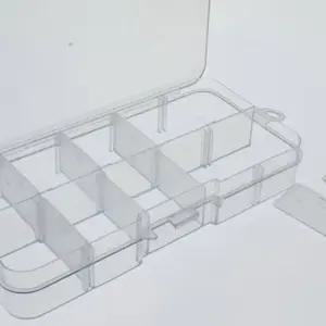 귀걸이보관통 10칸 악세사리 보관통 투명 소품보관함 곰방대 다용도함 부품보관함