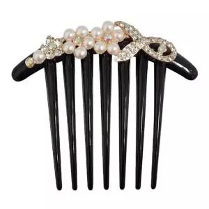 올림머리진주헤어핀 진주 머리 꽂이 진주꽃 웨딩헤어핀 옆꽂이 상견례선물 웨딩헤어장식