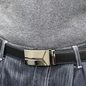 골프벨트 와이맨 버클 가죽 자동벨트 남성캐쥬얼벨트 심플벨트코디 32대남성 간편한선물