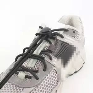 블랙 등산화 길이조절 원터치 운동화 신발끈