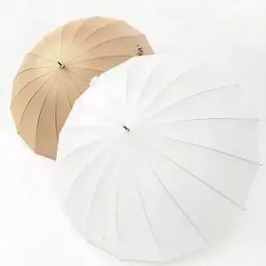 여성용 심플 클래식컬 우산/접이식 튼튼한 큰 장우산 장우산