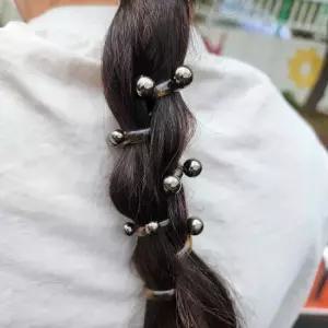 여신감성 포니테일 헤어 클립 공원 로맨틱 운동