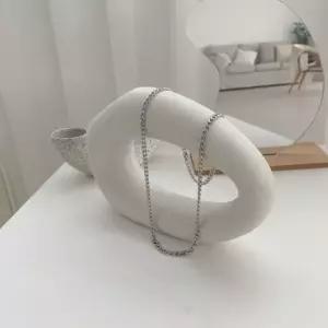 민자 네크리스 심플 체인목걸이 베이직 써지컬스틸 팬던트목걸이 나비팬던트 체인목걸이