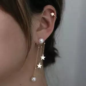 패션귀걸이 여성별장식귀걸이 진주클립귀걸이 귀찌 귀찌이어커프 이어커프 피어싱귀걸이