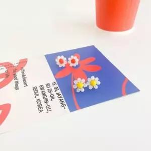 우아한 꽃 귀걸이 데이지 여름 액세서리 귀걸이선물 비즈플라워귀걸이 데일리귀걸이