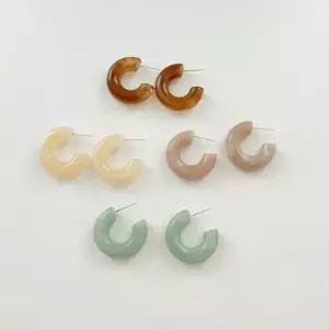 볼드 빅링 귀걸이 볼드 클립 귀걸이 트렌디 숏 링 귀걸이세트 귀걸이선물 호마이카귀걸이