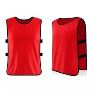 밴드형 단체 팀조끼 빨강 FREE