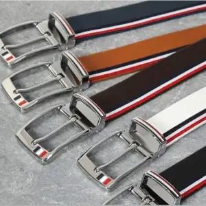 남성벨트 남자 남성 학생 캐주얼 패션 통가죽 벨트 선물
