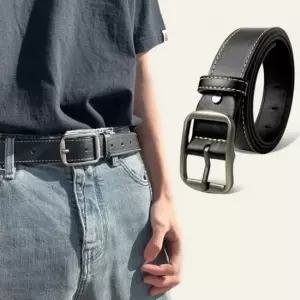 사각 남녀공용 벨트 스티치 업그레이드 베이직 캐주얼 면바지벨트 청바지벨트