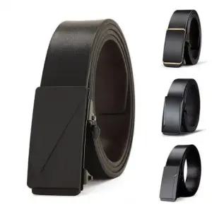 남성 가죽벨트 자동버클 캐주얼정장벨트 가죽벨트 남성벨트 남자가죽벨트 허리띠